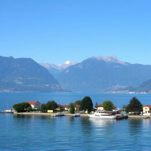 A scenic view of Lake Geneva surrounded by the Swiss Alps during the Lake Geneva Lakeside Retreat